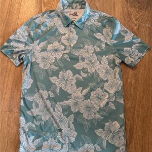 Reyn Spooner brrr Floral Performance Polo S